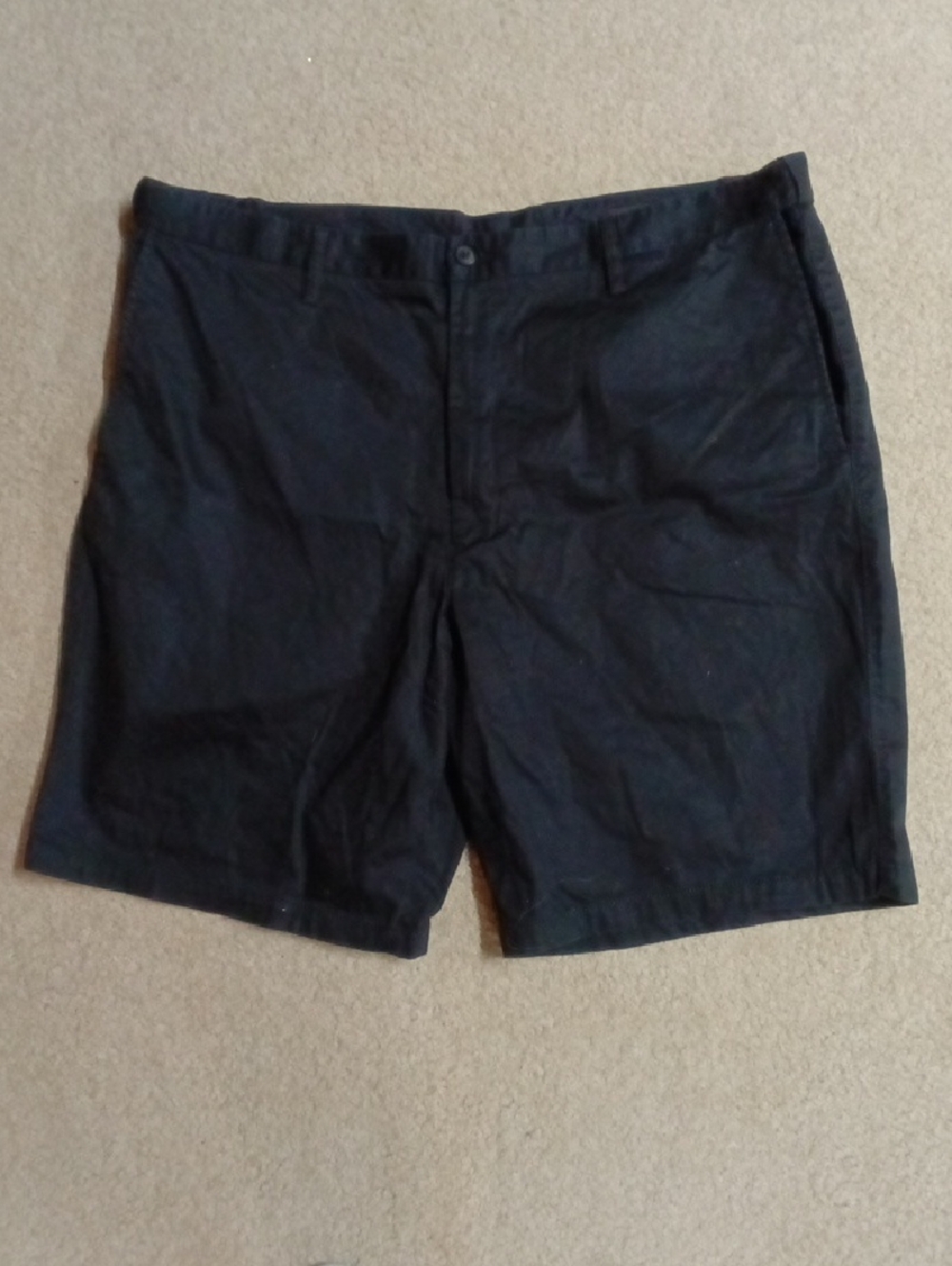 Claiborne Black Flat-Front Men's Shorts